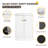 24" Single Sink Freestanding Bathroom Vanity Set, Floor Standing Bathroom Vanity With Resin Basin Sink Top, 2 Doors And 1 Adjustable Shelf-12754412