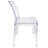 Clear Resin Square Back  Chair By Chivari
