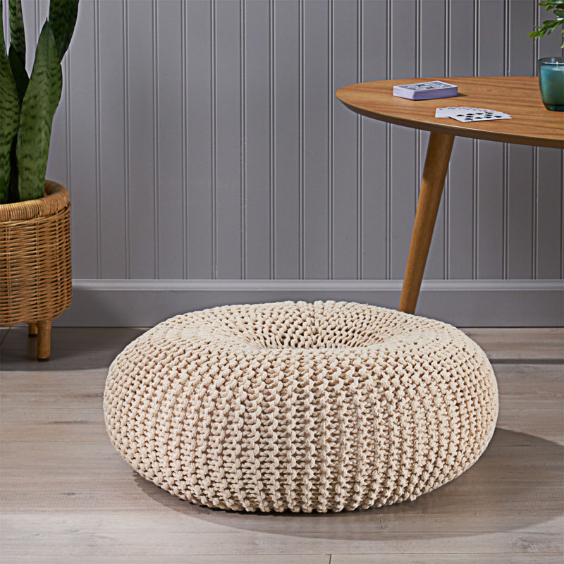 POUF TRICOTÉ