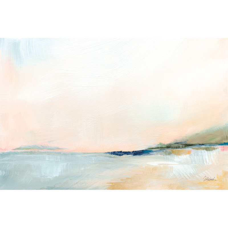 Open Water Over Sky Crop by Sue Schlabach - Wrapped Canvas Painting, 30cm H x 46cm W x 3.8cm D