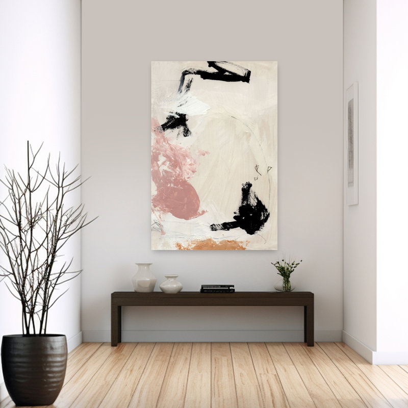 Art contemporain contemporain abstrait, 60" H x 40" W