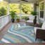 Tapis mid-century moderne lavable à la machine intérieur / extérieur Chantille ACN2467-700894226-700894238