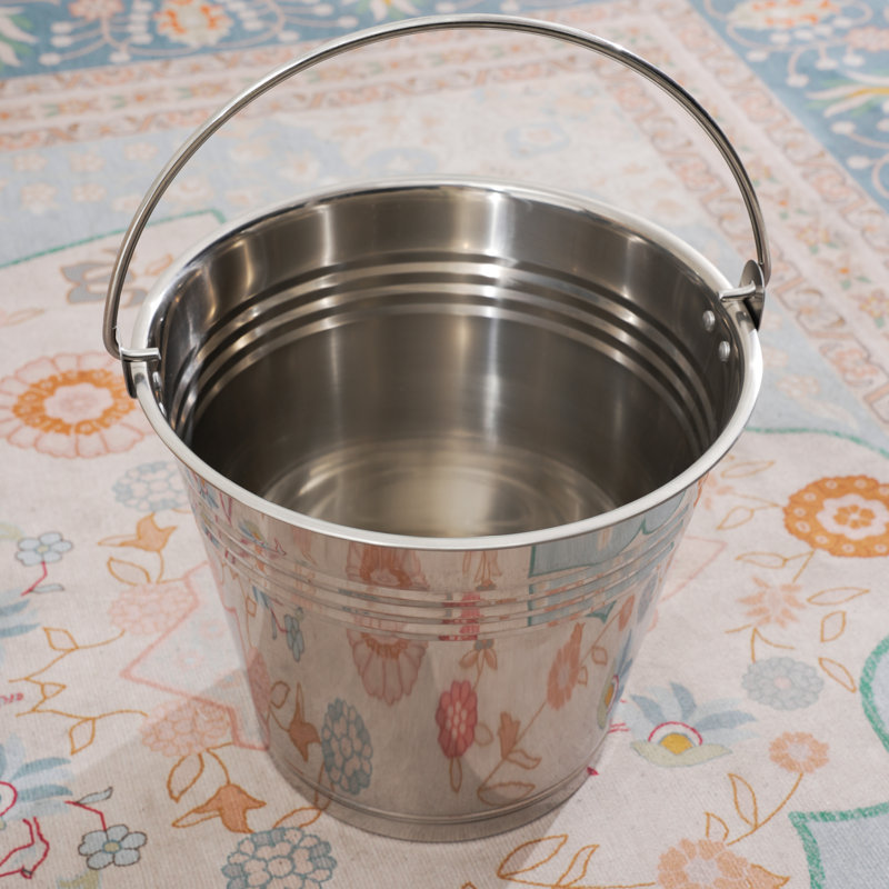 2-In-1 Outdoor Side Table With Ice Bucket