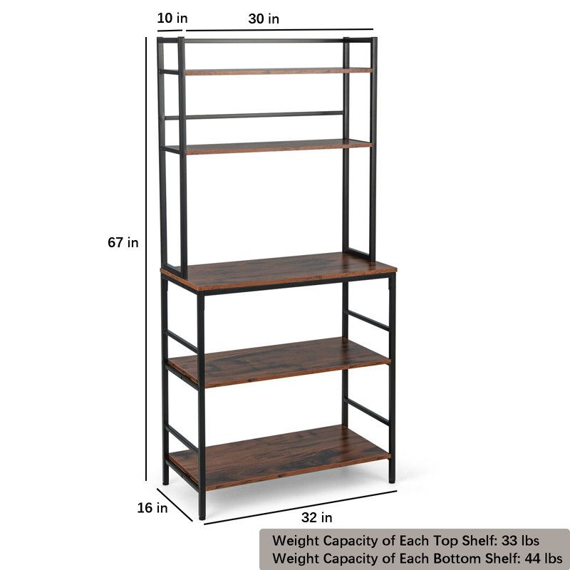 Étagère de boulanger standard en acier 32 po Inverson