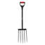 Fourche de jardin à 5 dents avec poignée en métal 41 po Pitchfork Y Grip