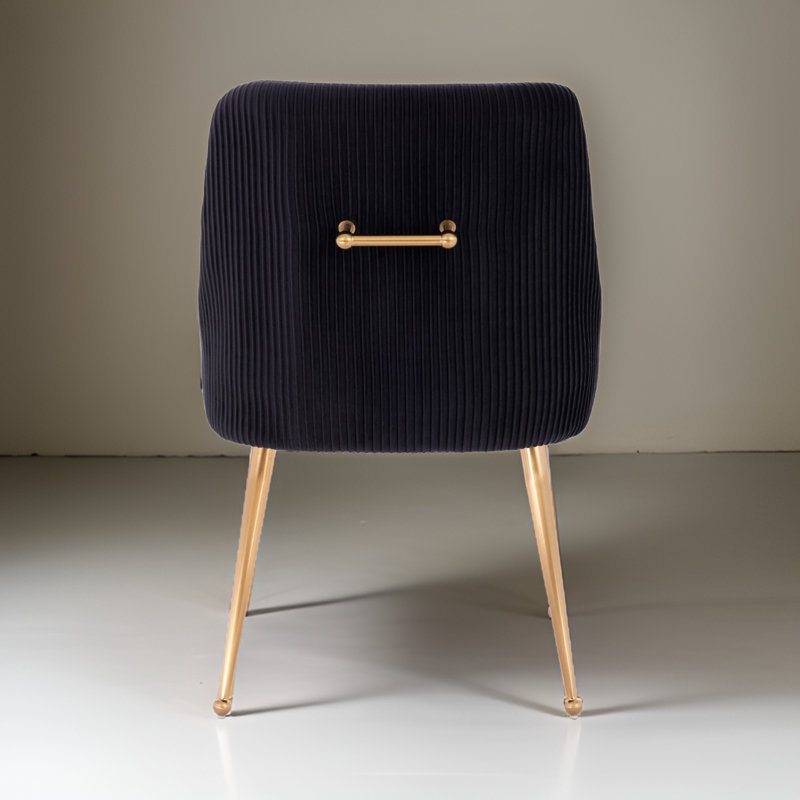 Chaise de salle à manger Kovanic, Noir