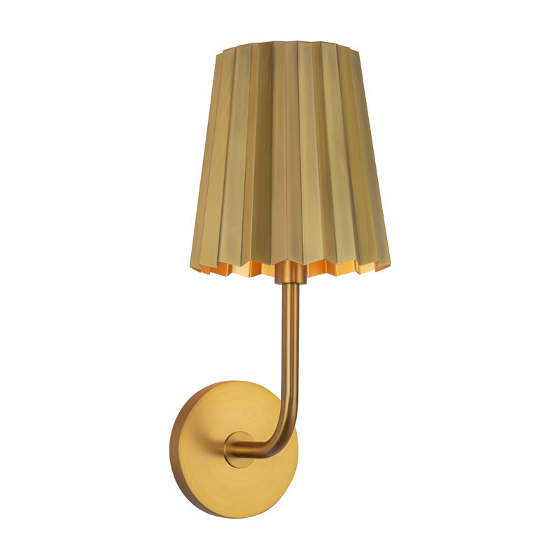 Applique murale 1 lumière pour salle de bain Tindra, Doré vieilli