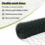 Hexagon Fence Green Steel-1297410136