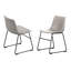 Chaise d'appoint revêtue de similicuir Davey-386379605