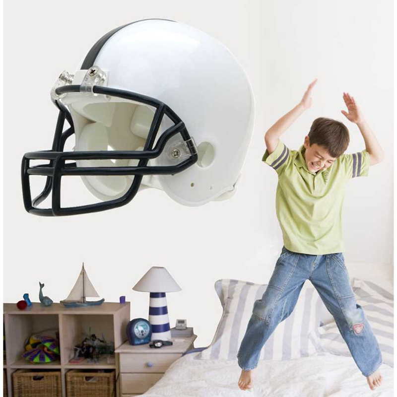 Adhésif mural casque de football, H 30 po x l 36 po