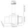 Vollmer 3-Light Dimmable LED Square/Rectangle Chandelier