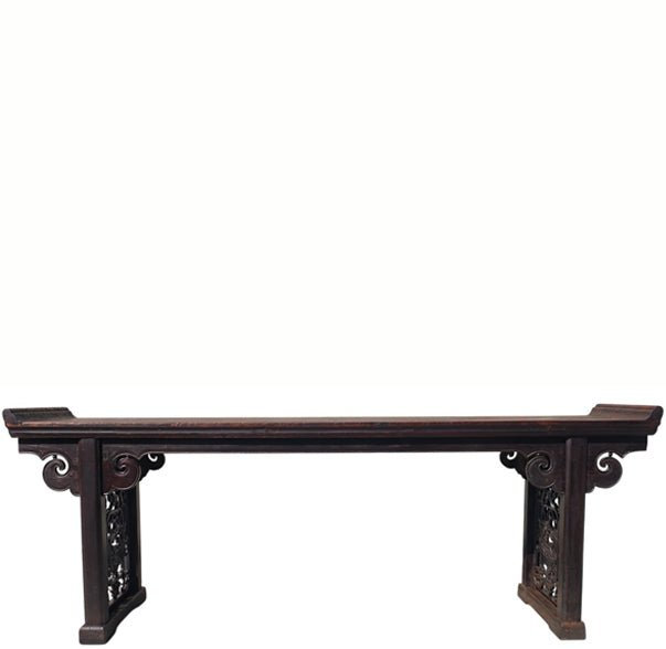 107.1 in. Solid Wood Console Table