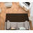 Togut Non-Slip Polypropylene Rectangle Mocha Area Rug-1985902998