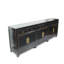 Distressed Antique Black 95" Long Sideboard Buffet Table