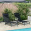 vidaXL Sunloungers Steel Outdoor