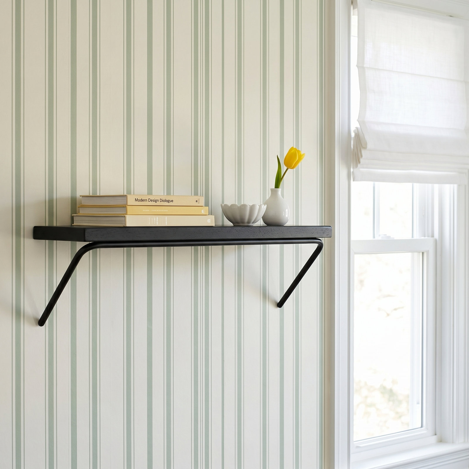 Floating Shelf, 7.5'' H X 24'' W X 8'' D, Black