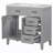 Elzadie Single Bathroom Vanity with Ceramic Top-305573239