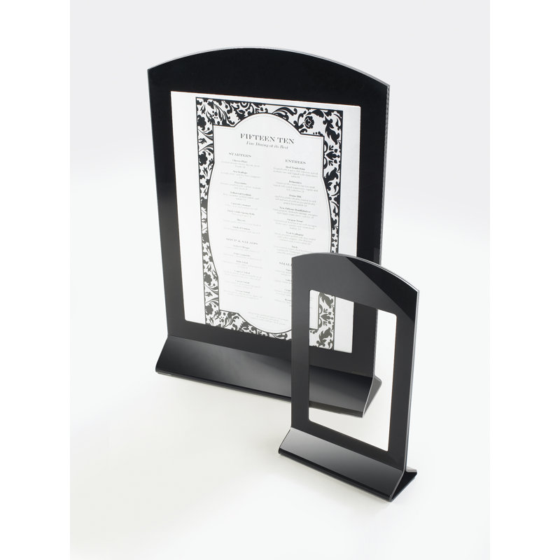 Classic Acrylic Arched Cardholder 6" X 4"