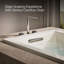 Baignoire tourbillon avec bonde réversible-51403941