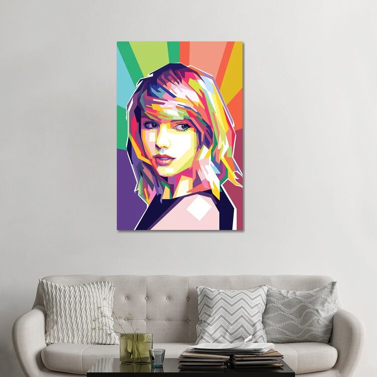 Taylor Swift by Dayat Banggai Fine Art Paper Poster ( People > celebrities > musicians > Taylor Swift art) - 24x16x.25