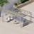 Florence  Aluminum Pergola in Powder-Coated Finish with Adjustable Canopy-262626402-136171007