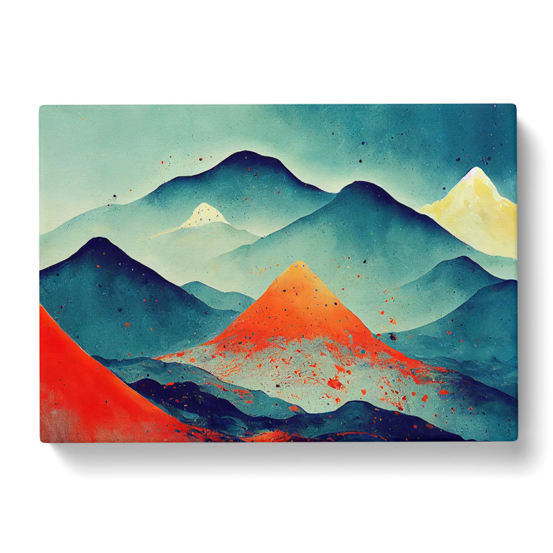 Mountain Splash Vol.1 Abstract - Wrapped Canvas, 35cm H x 50cm W x 3cm D