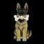 Statuette berger allemand Exhart