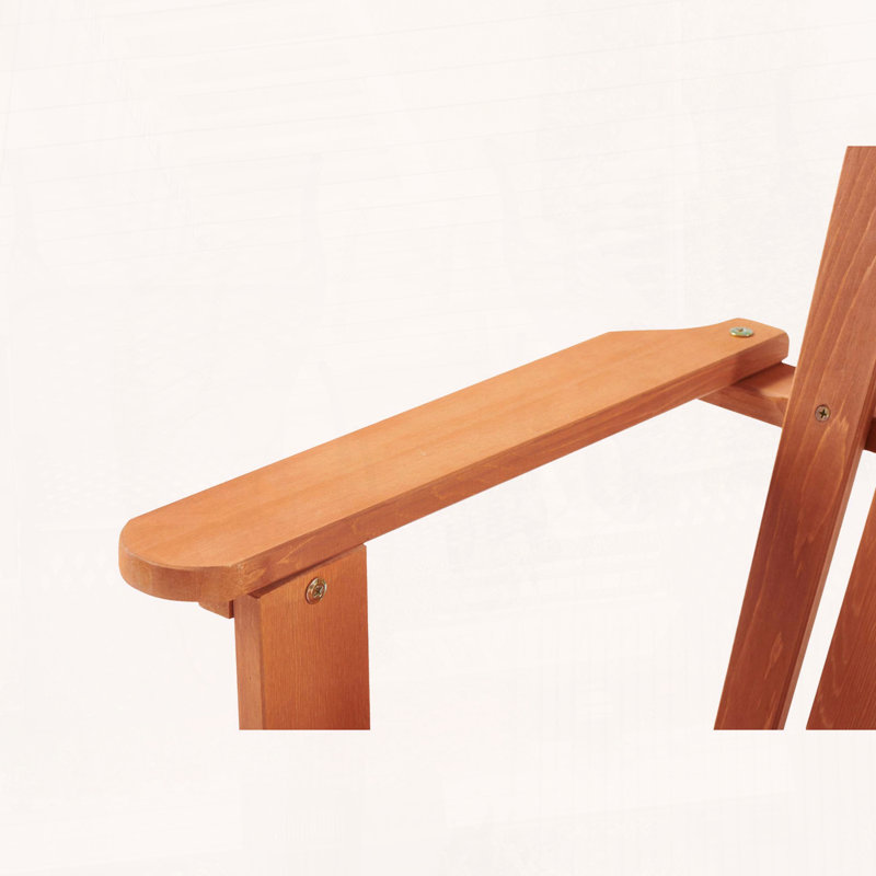 Wooden Kid's Adirondack Chair, Solid Wood Indoor Outdoor Lounge for Kids