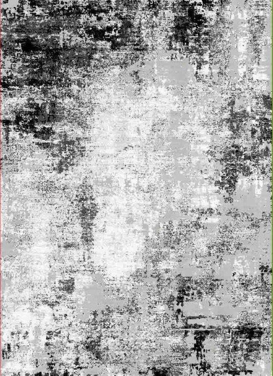 Tapis abstrait délavé 17 Stories pour salon, chambre à coucher, bureau (129 - noir, 2 x 3)