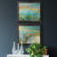 Grassy Beach - Ensemble de 2 peintures sur toile encadrées-302925800-302925814