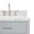 Abbate 36" Single Bathroom Vanity with Carrara White Marble Top-85364160