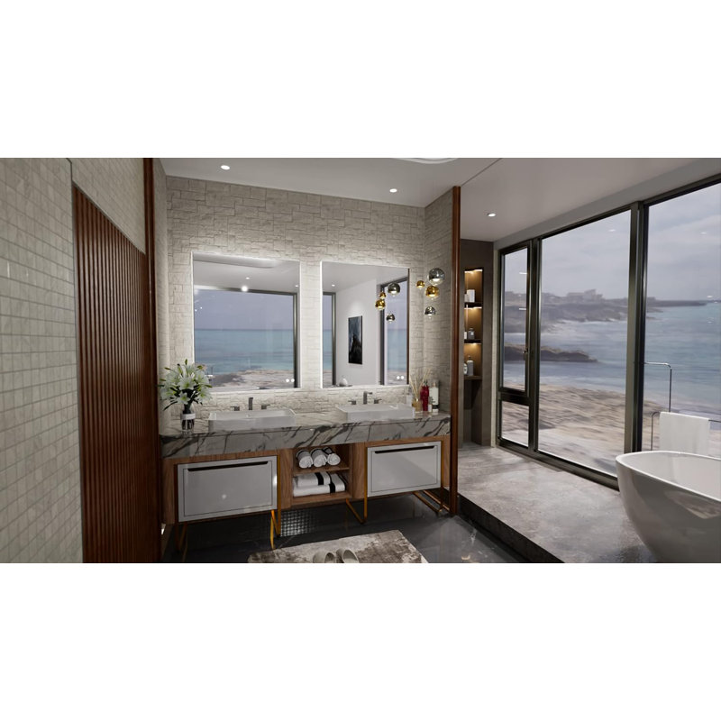 24 x 32 Inch LED Backlit Bathroom Vanity Mirror,Anti-Fog,Dimmable,CRI90+,Touch Button,Water Proof,Horizontal/Vertical Wall Mounted with Light