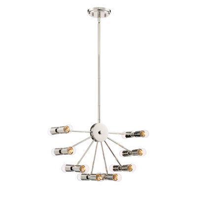 Lewys 16 - Light Dimmable Tiered Chandelier