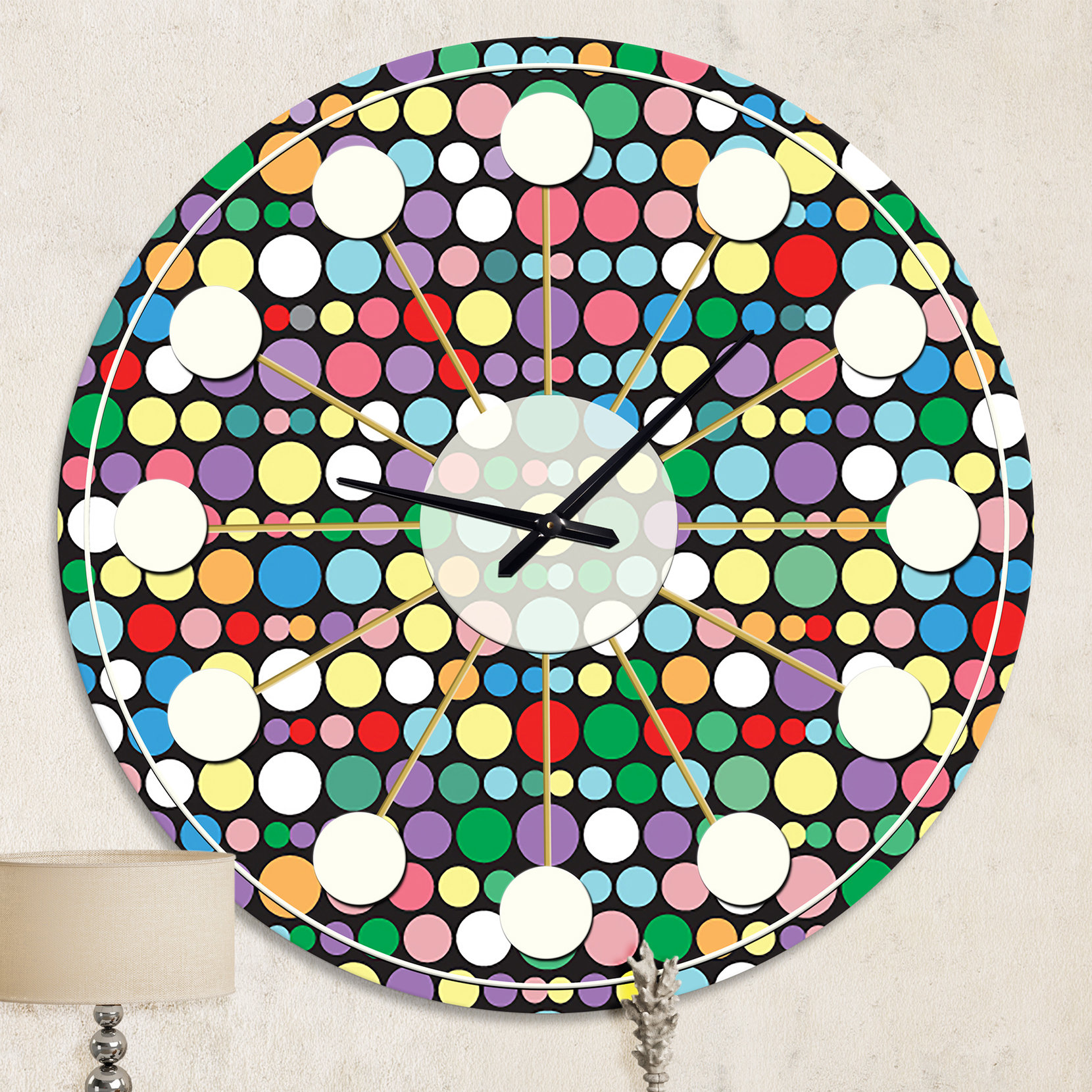 East Urban Home Retro Pattern Abstract Design XII - Mid-Century Modern ...