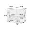 Canapé modulaire 9 pièces Modern