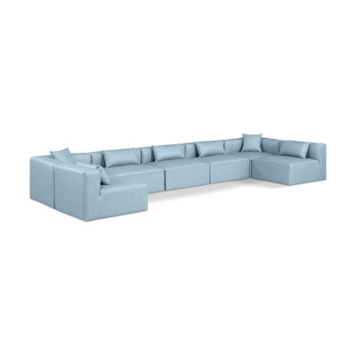 Houswerth Upholstered U-Shaped Sectional Reversible