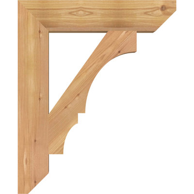 H 6 po x l 40 po x Support en bois / corbeau BKT04X18X22