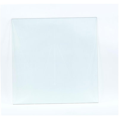 Tempered clear glass top.80CM square