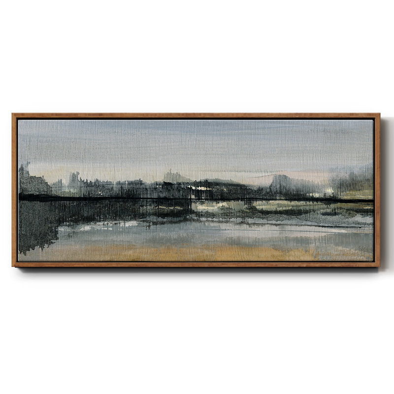 River Cross- Framed Canvas, 20" H x 50" W