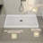 60" W x 30" D Rectangular Shower Base with Center Drain, Slip-Resistant Surface