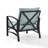 Mosier Powder Coated Steel Outdoor Lounge Chair-611615625-666079293