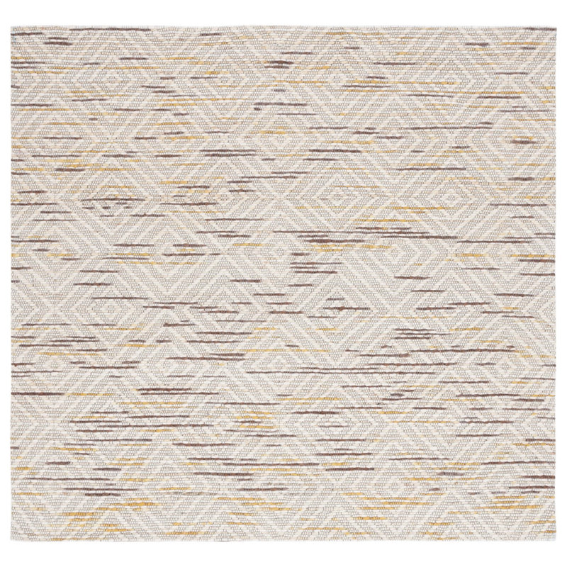 Geiser Hand Loomed Performance Geometric Rug, Square 6'