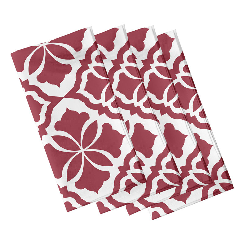 Serviette 22 "Rosas, Rouge