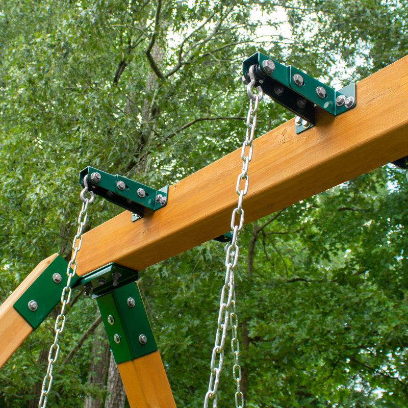 Support de balançoire réglable en acier avec capacité de poids de 220 lb
