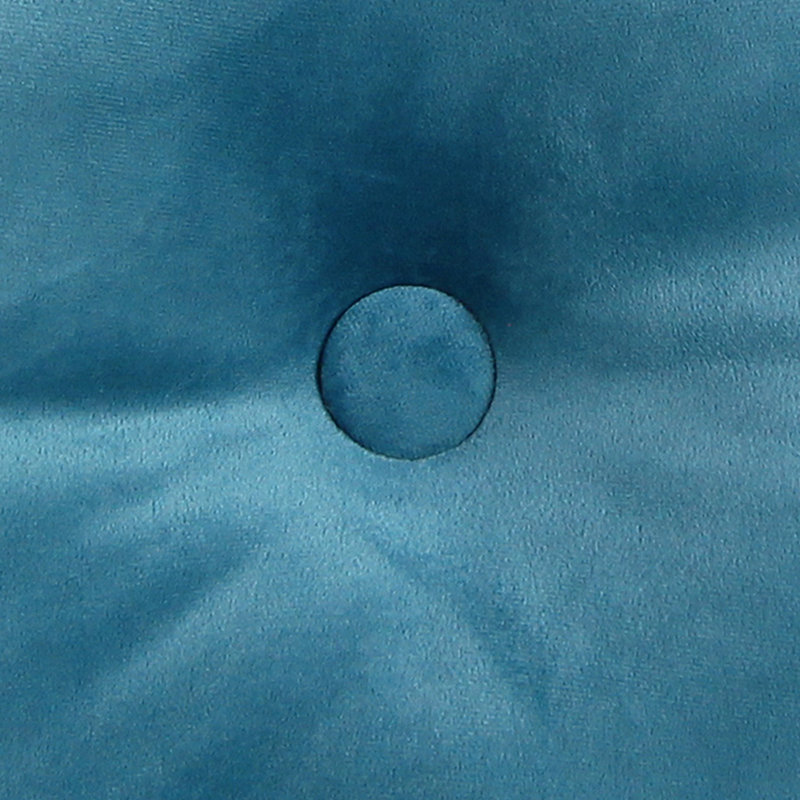 16" x 16" Tufted Indoor Throw Pillow with Button, 16H x 16"W, Teal