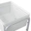 Table de jeu et sable en métal blanc-48075427