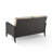 Mosca 51'' Wide Metal Loveseat with Cushions-49317803