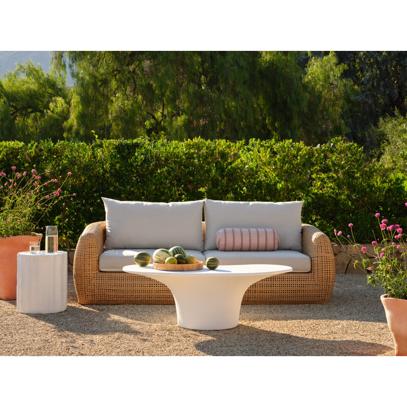 Sydney Outdoor Patio Sofa - Canvas Charcoal, Canvas Charcoal