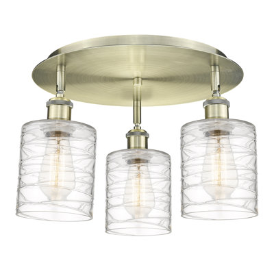 Dublin Glass Semi Flush Mount