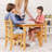 ECR4Kids 24in x 24in Square Hardwood Table with 22in Legs, Childrens Furniture-1581019-104206656